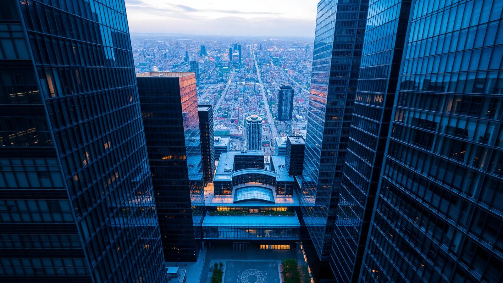 Global corporate district